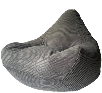 Profile Corduroy Luxury Bean Bag in Charcoal
