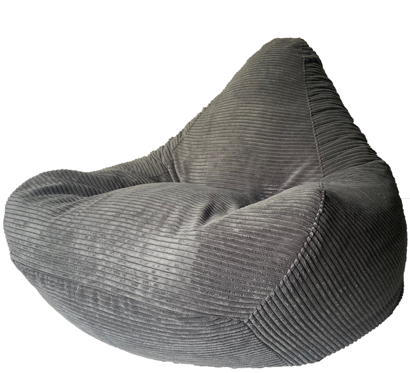 Profile Corduroy Luxury Bean Bag in Charcoal