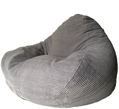 Profile Corduroy Luxury Bean Bag in Nickle