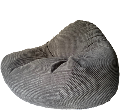 Profile Corduroy Luxury Bean Bag in Pewter