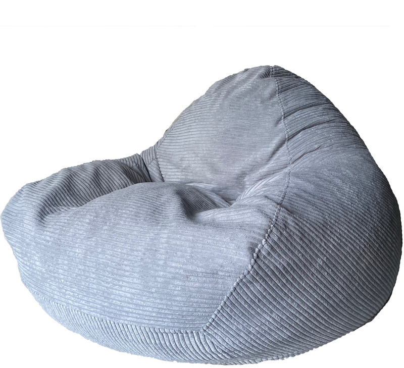 Profile Corduroy Luxury Bean Bag in Steel