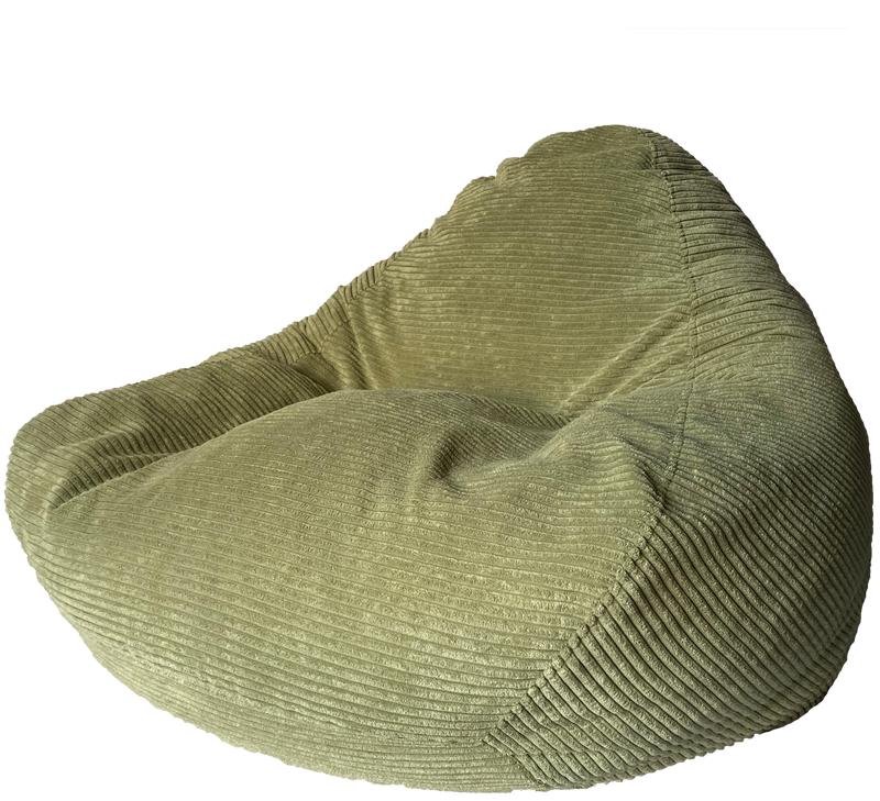 Profile Corduroy Luxury Bean Bag in Willow Green