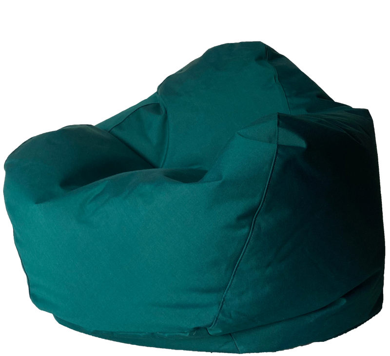 Sunbrella Outdoor Bean Bag in Green Tweed