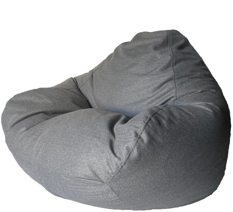 Warwick Brushed Twill Grey Bean Bag