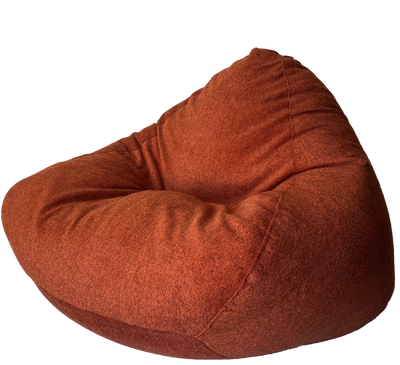 Warwick Kindred Luxury Bean Bag in Terracotta Red