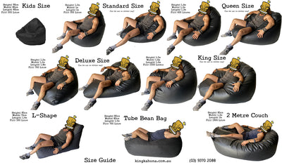 Warwick Macrosuede Luxury Bean Bag in Oatmeal