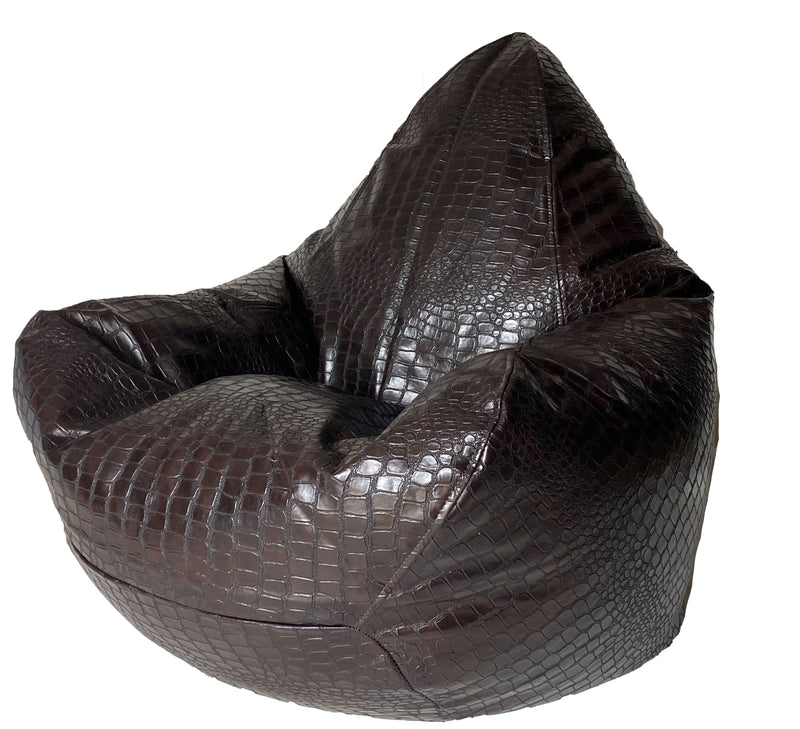 Sale Classic Vinyl Bean Bag Lustrell Gator In Brown