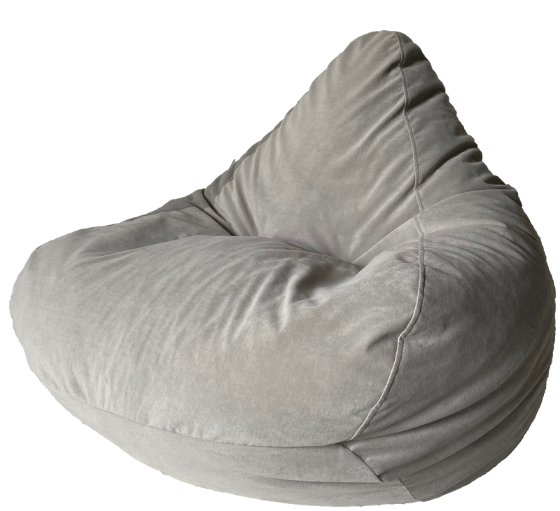 Profile Plush Bean Bag In Ash Grey