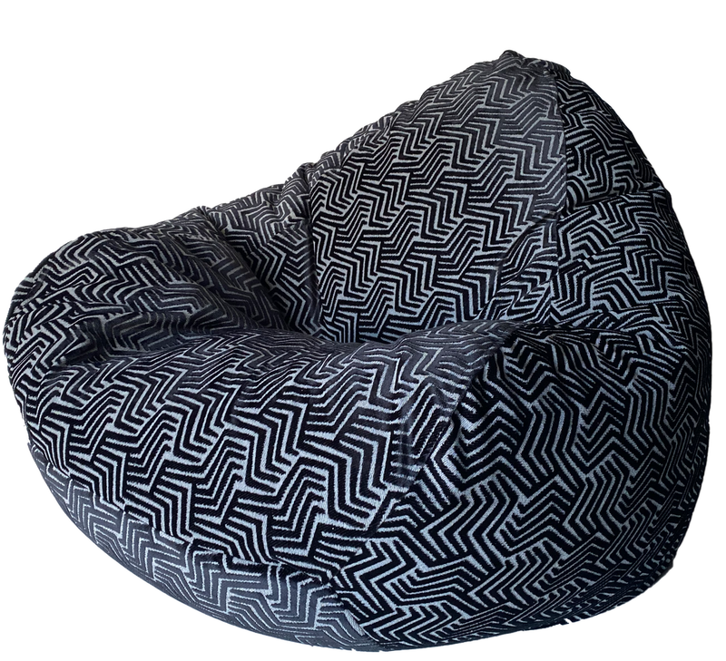 Warwick Plaza Luxury Bean Bag in Onyx