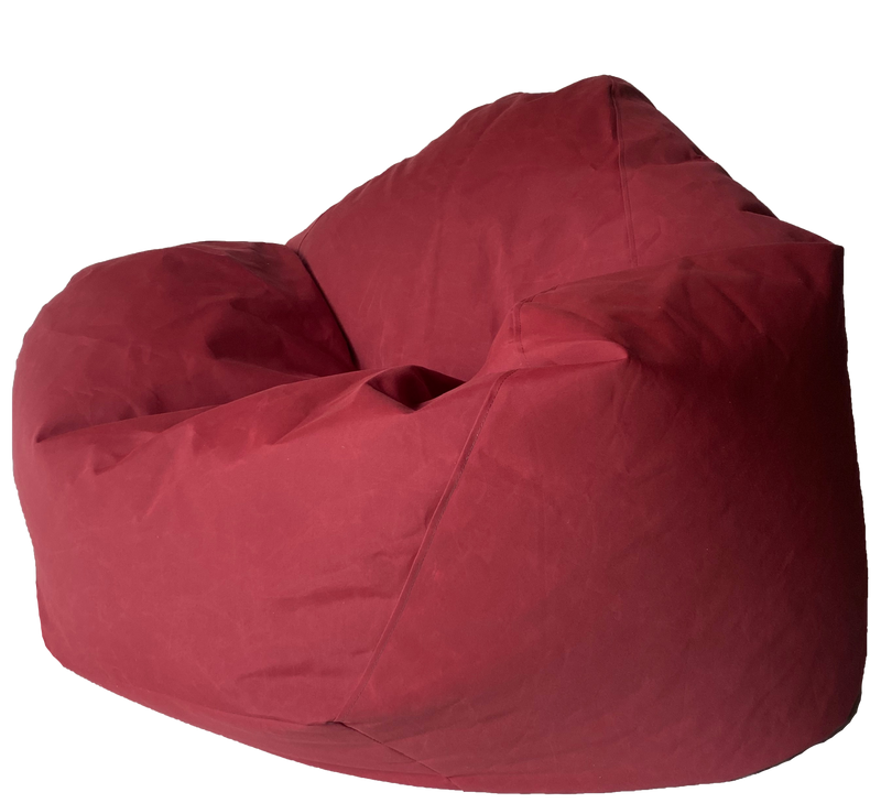 Sunbrella Outdoor Bean Bag in Burgandy