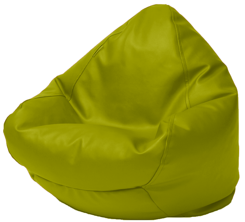Kids Classic Vinyl Bean Bag in Apple Green - 1 to 4 Years old
