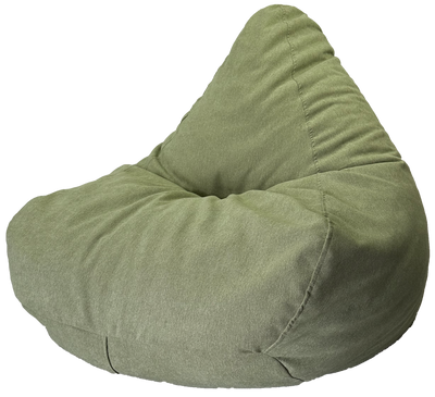 Atlas Luxury Bean Bag in Meadow Green