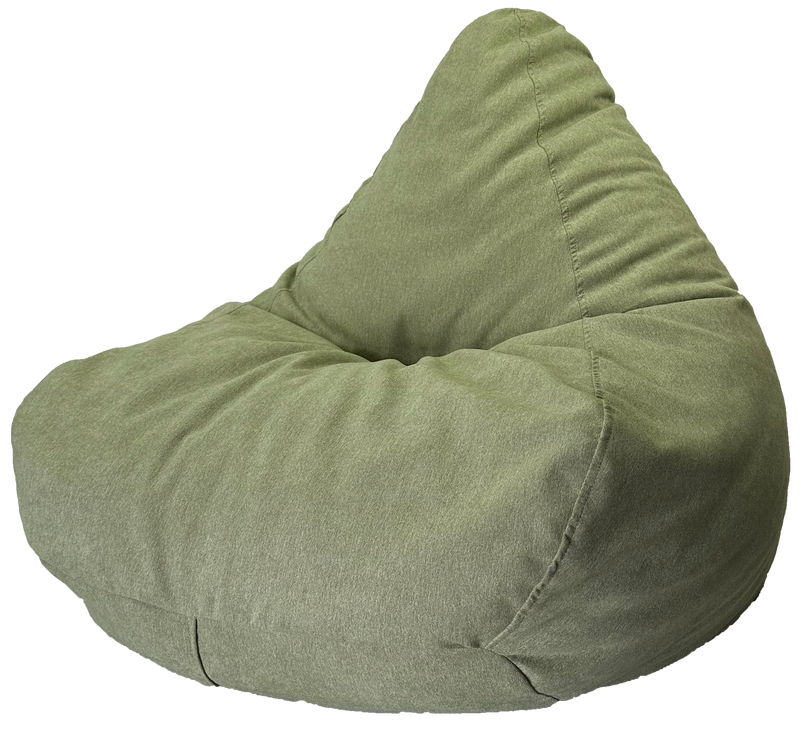 Atlas Luxury Bean Bag in Meadow Green