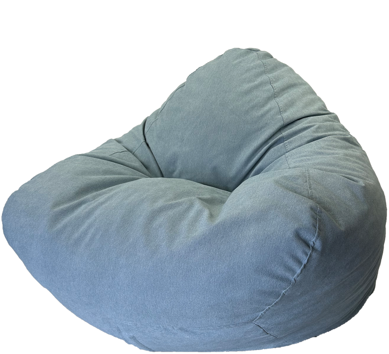 Atlas Luxury Bean Bag in Sky Blue