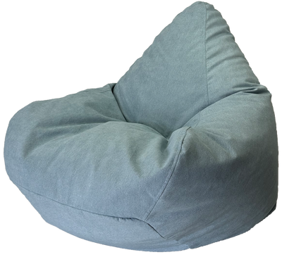 Atlas Luxury Bean Bag in Sky Blue