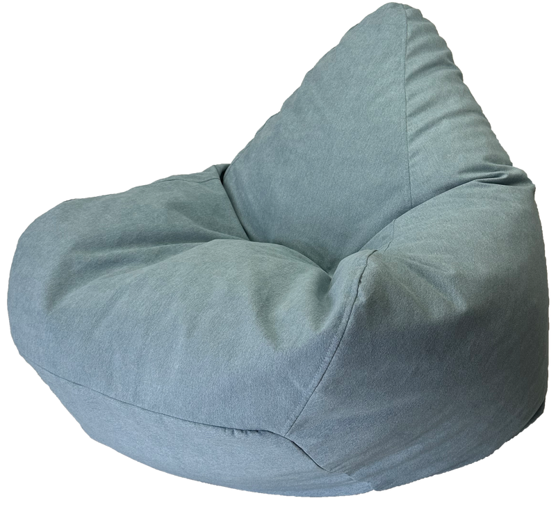 Atlas Luxury Bean Bag in Sky Blue