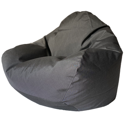 Sunbrella Outdoor Bean Bag in Charcoal Tweed