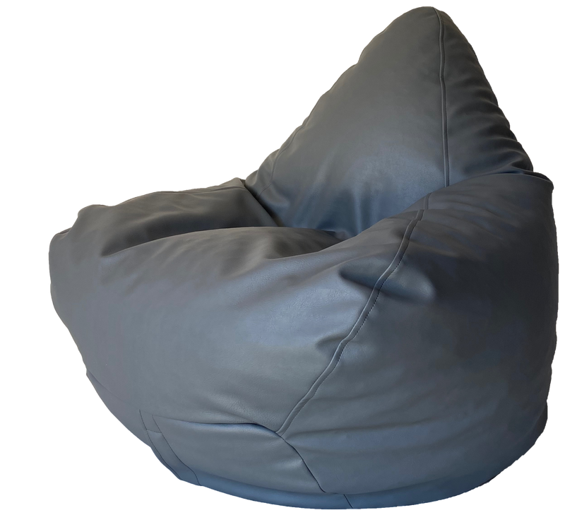 Sale Classic Vinyl Bean Bag In Charcoal Grey