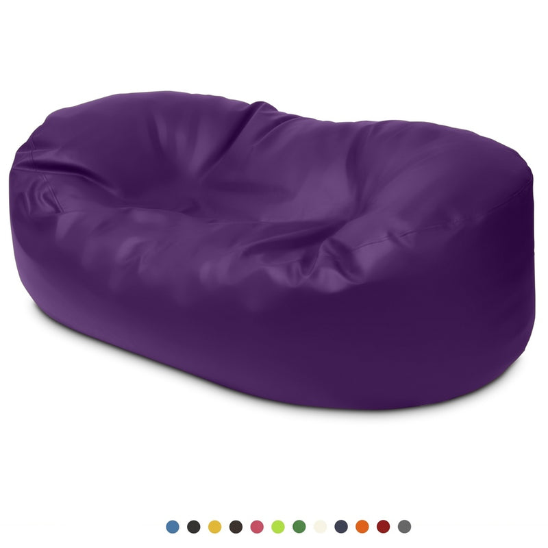 Classic 2 Metre Vinyl Austex Couch in Assorted Colours