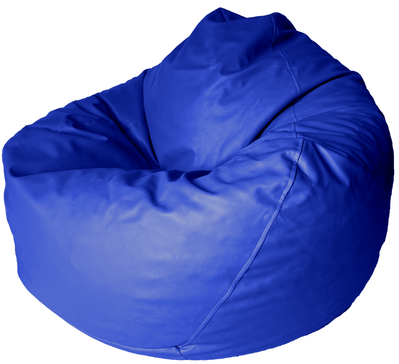 Classic Vinyl Bean Bag in Atlantic Blue