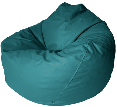 Classic Vinyl Bean Bag in Cactus Teal Green