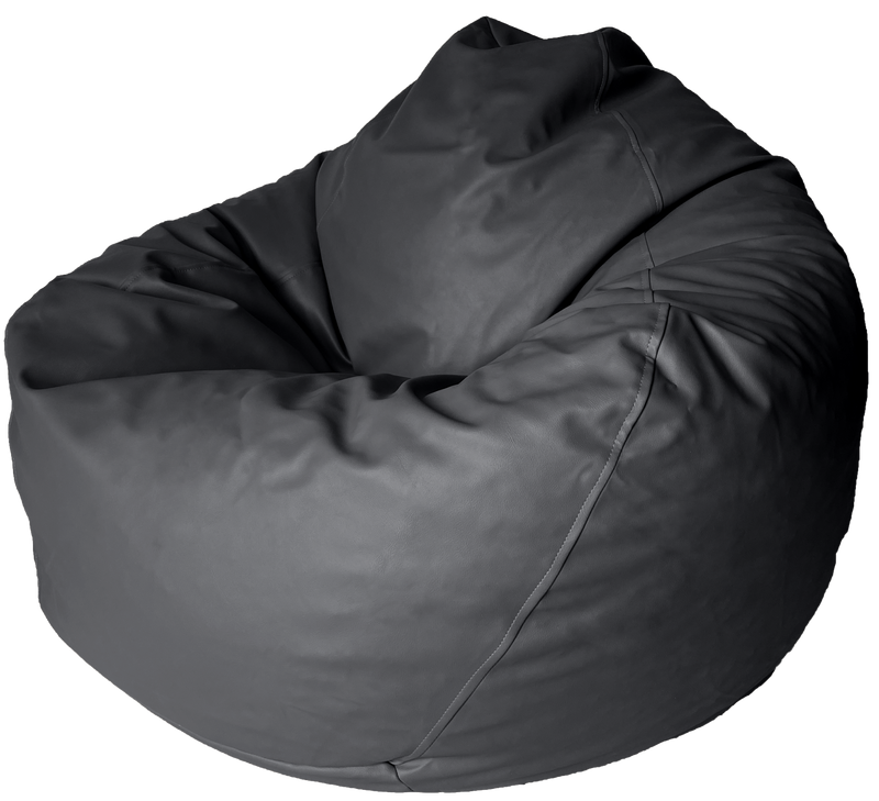 Classic Vinyl Bean Bag in Thunder Grey