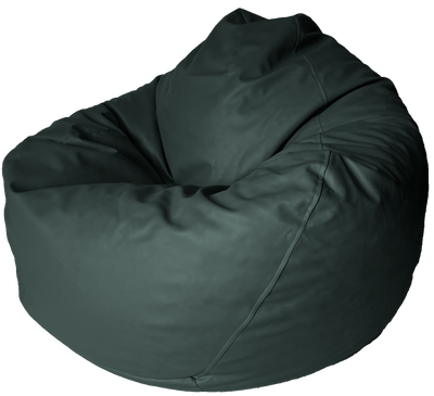 Classic Vinyl Bean Bag in Forest Green