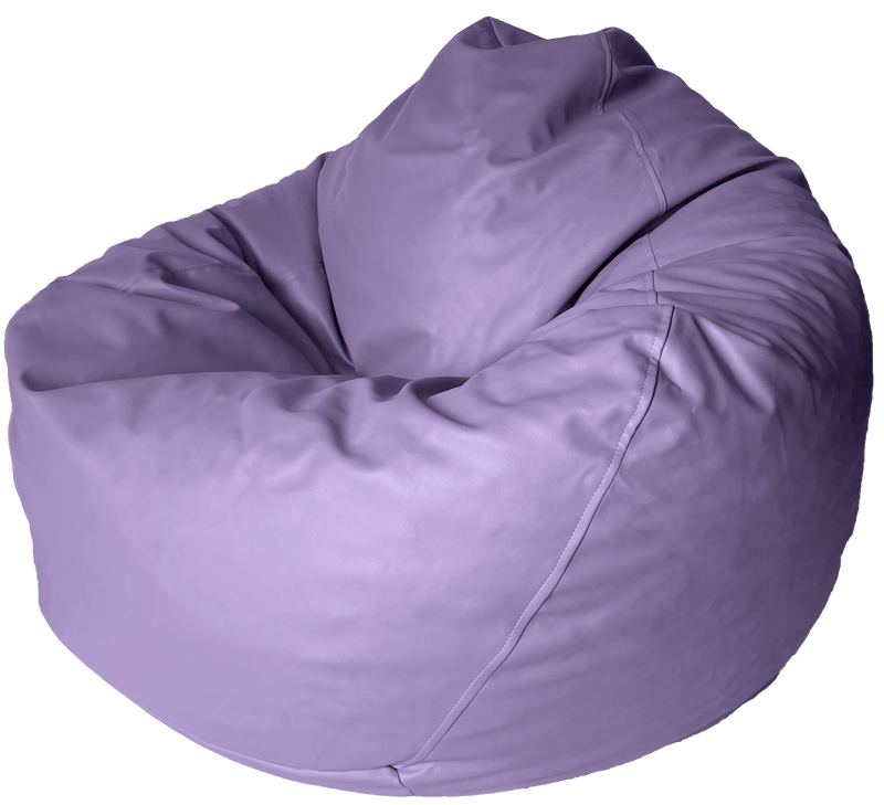 Classic Vinyl Bean Bag in Lilac