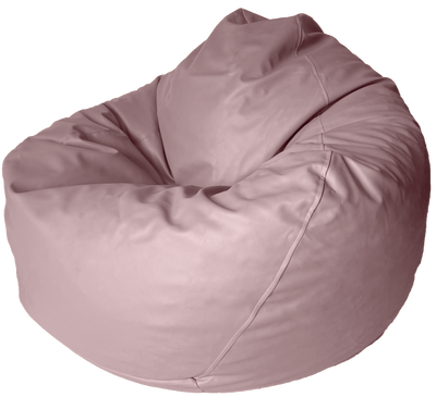 Classic Vinyl Bean Bag in Mink Pink