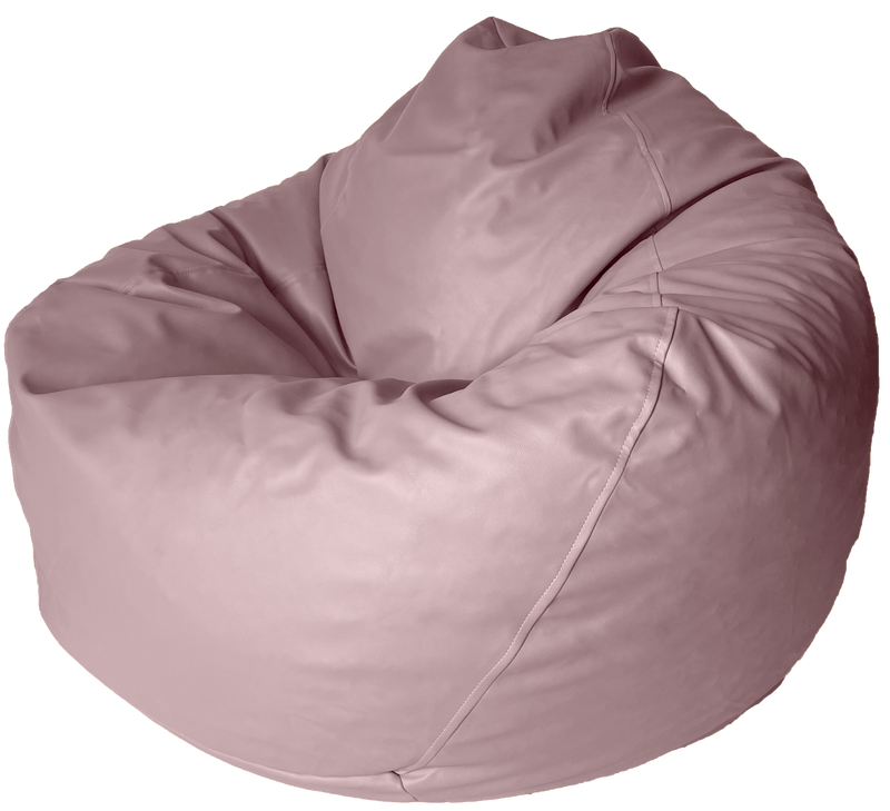 Classic Vinyl Bean Bag in Mink Pink