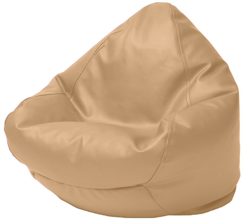Kids Classic Vinyl Bean Bag in Clay - 1 to 4 Years old