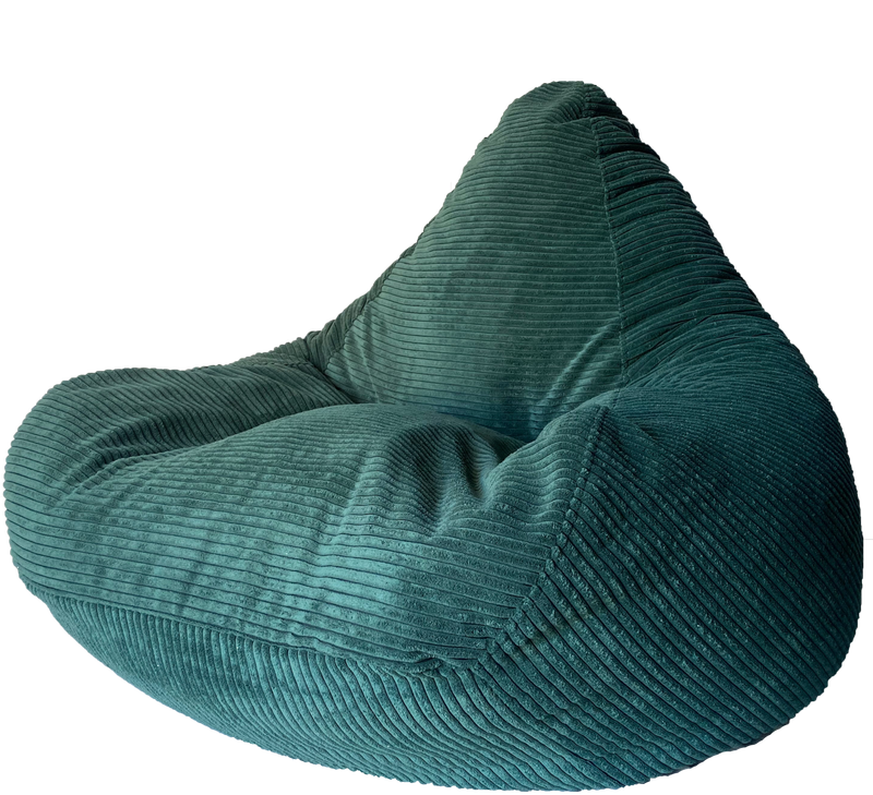 Profile Corduroy Luxury Bean Bag in Alpine Green