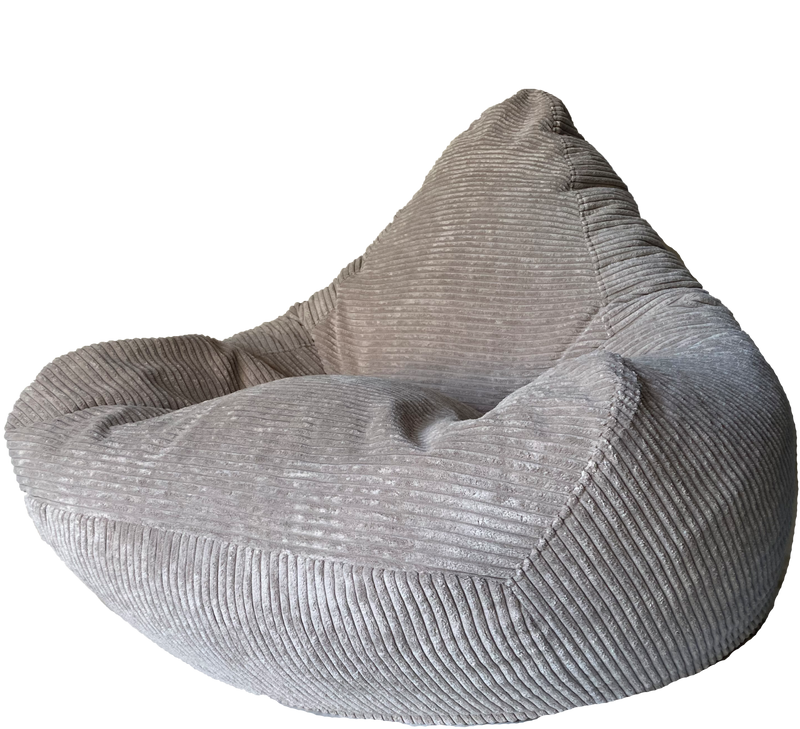 Profile Corduroy Luxury Bean Bag in Mink