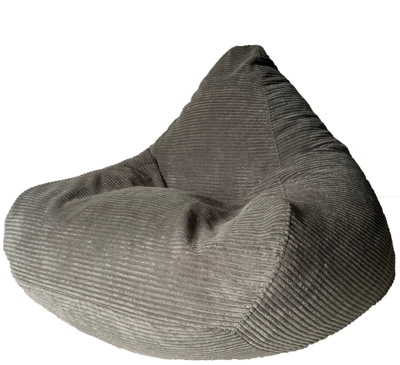 Profile Corduroy Luxury Bean Bag in Pewter