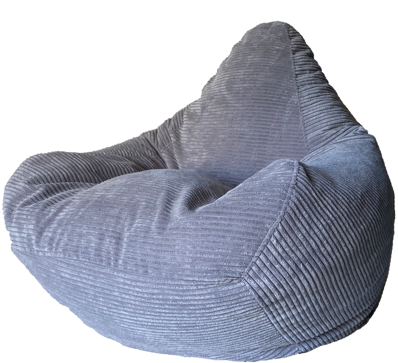 Profile Corduroy Luxury Bean Bag in Steel