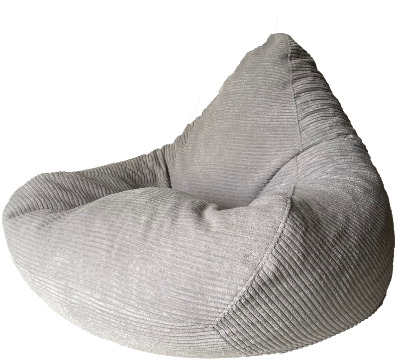 Profile Corduroy Luxury Bean Bag in Nickle