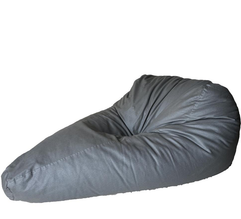 Bradmill Denim Standard Plus Size Bean Bag in Silver
