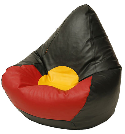 Aboriginal Flag Bean Bag