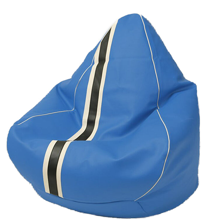 GT Vinyl Bean Bag in Azure Blue