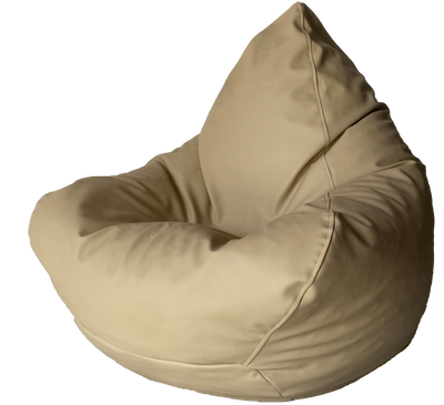 Classic Vinyl Bean Bag In Doeskin