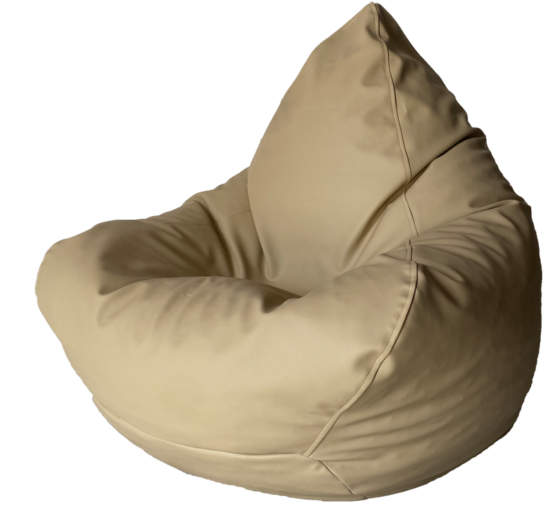 Classic Vinyl Bean Bag In Doeskin