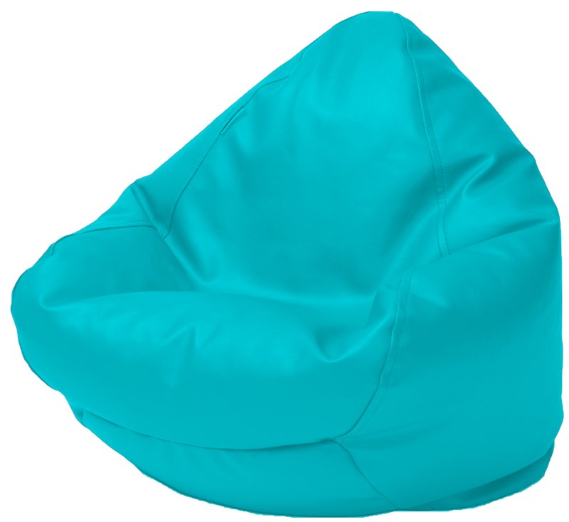 Kids Classic Vinyl Bean Bag in Emerald Green - 1 to 4 Years old