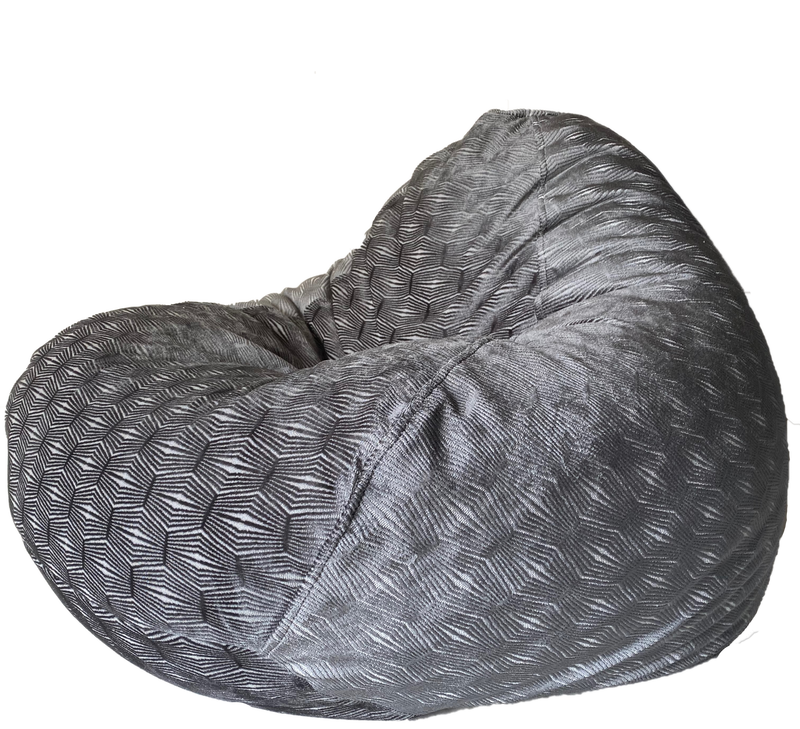 Warwick Fairmont Luxury Bean Bag in Pewter