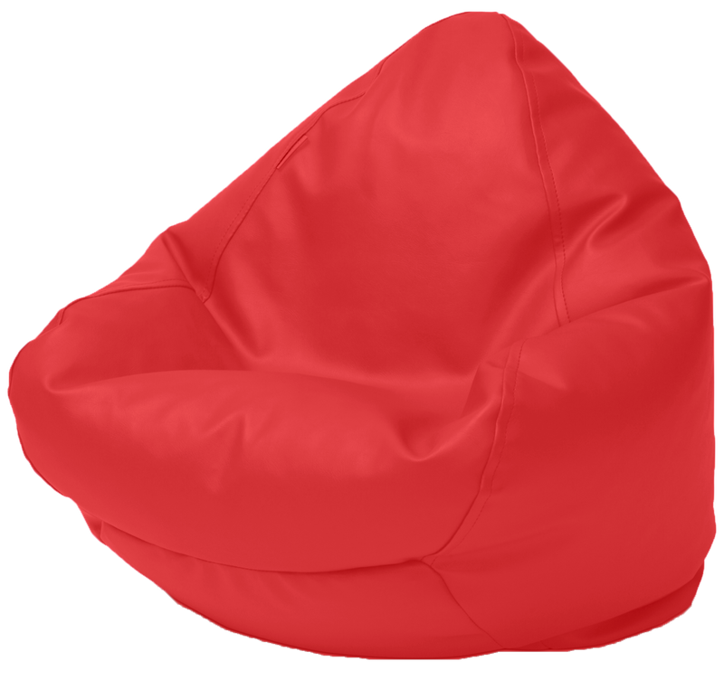 Kids Classic Vinyl Bean Bag in Flame Red - 1 to 4 Years old