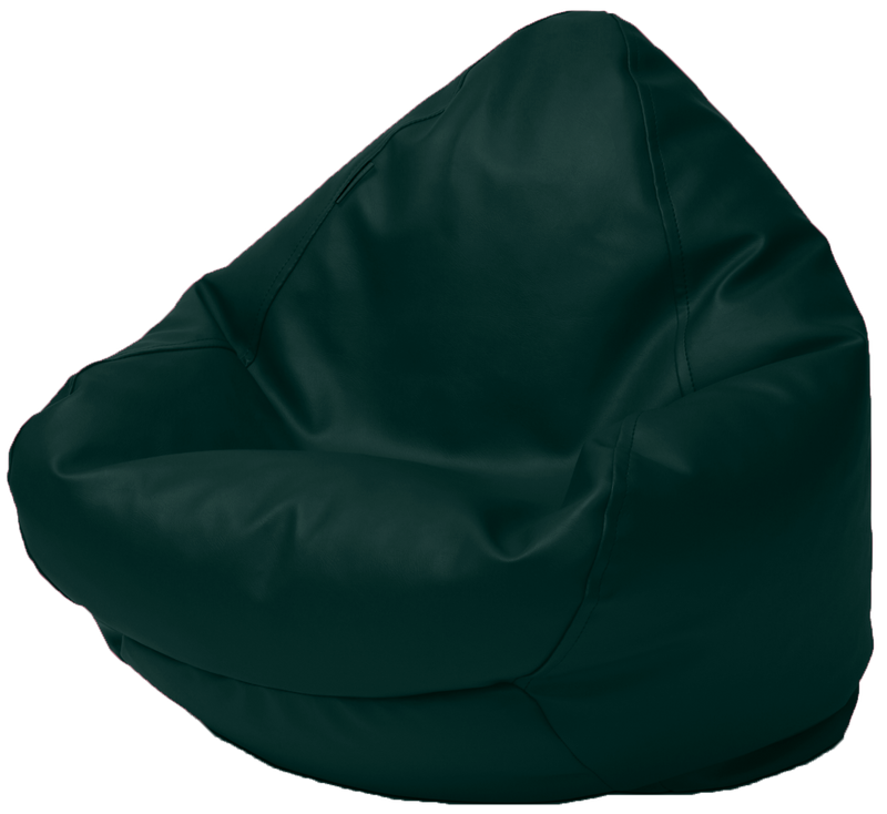 Kids Classic Vinyl Bean Bag in Forest Green - 1 to 4 Years old