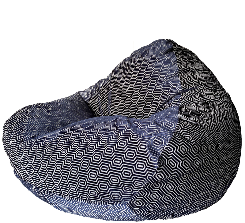 Warwick Grand Luxury Bean Bag in Navy