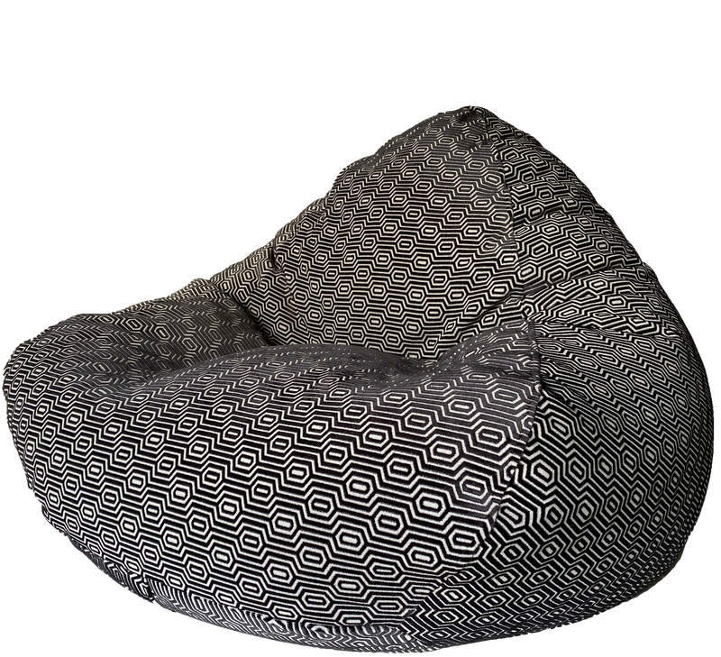 Warwick Grand Luxury Bean Bag in Onyx