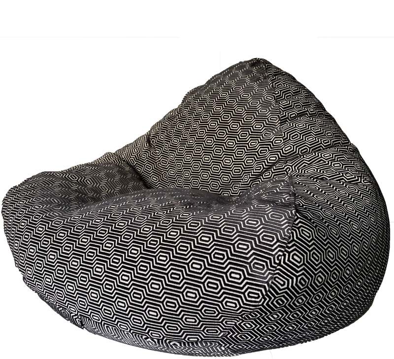 Warwick Grand Luxury Bean Bag in Onyx