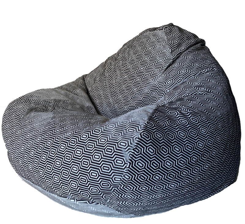 Warwick Grand Luxury Bean Bag in Pewter