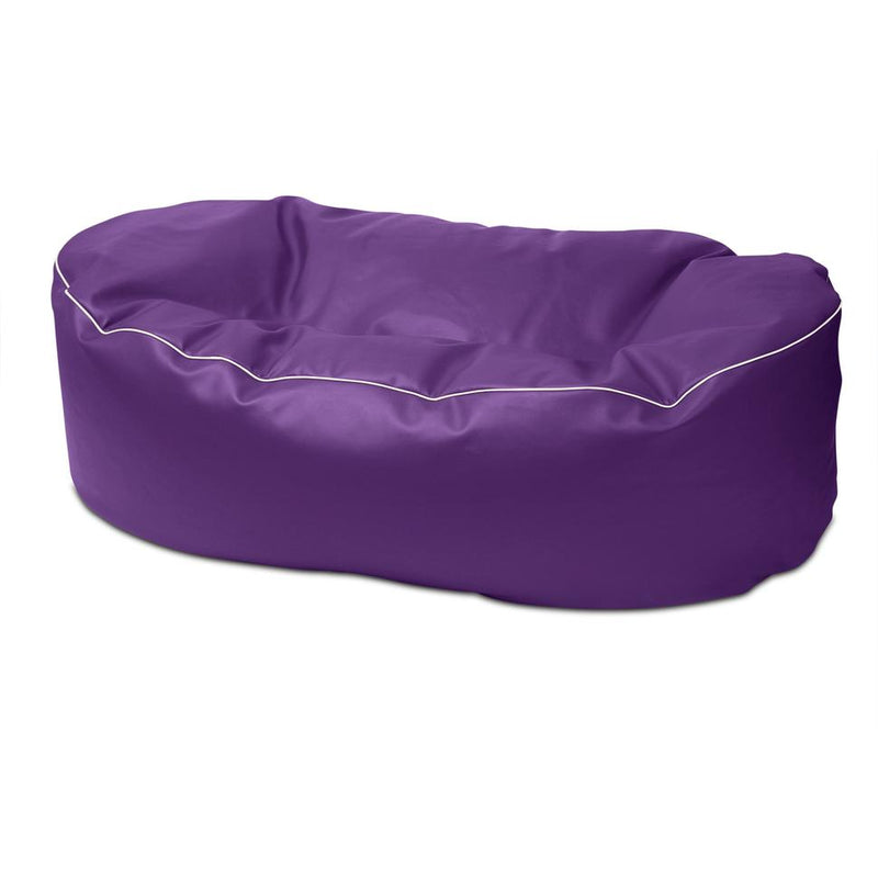 Retro 2 Metre Vinyl Couch in Grape Purple